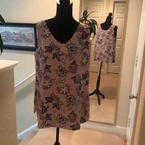 Chicos reversible sleeveless shell